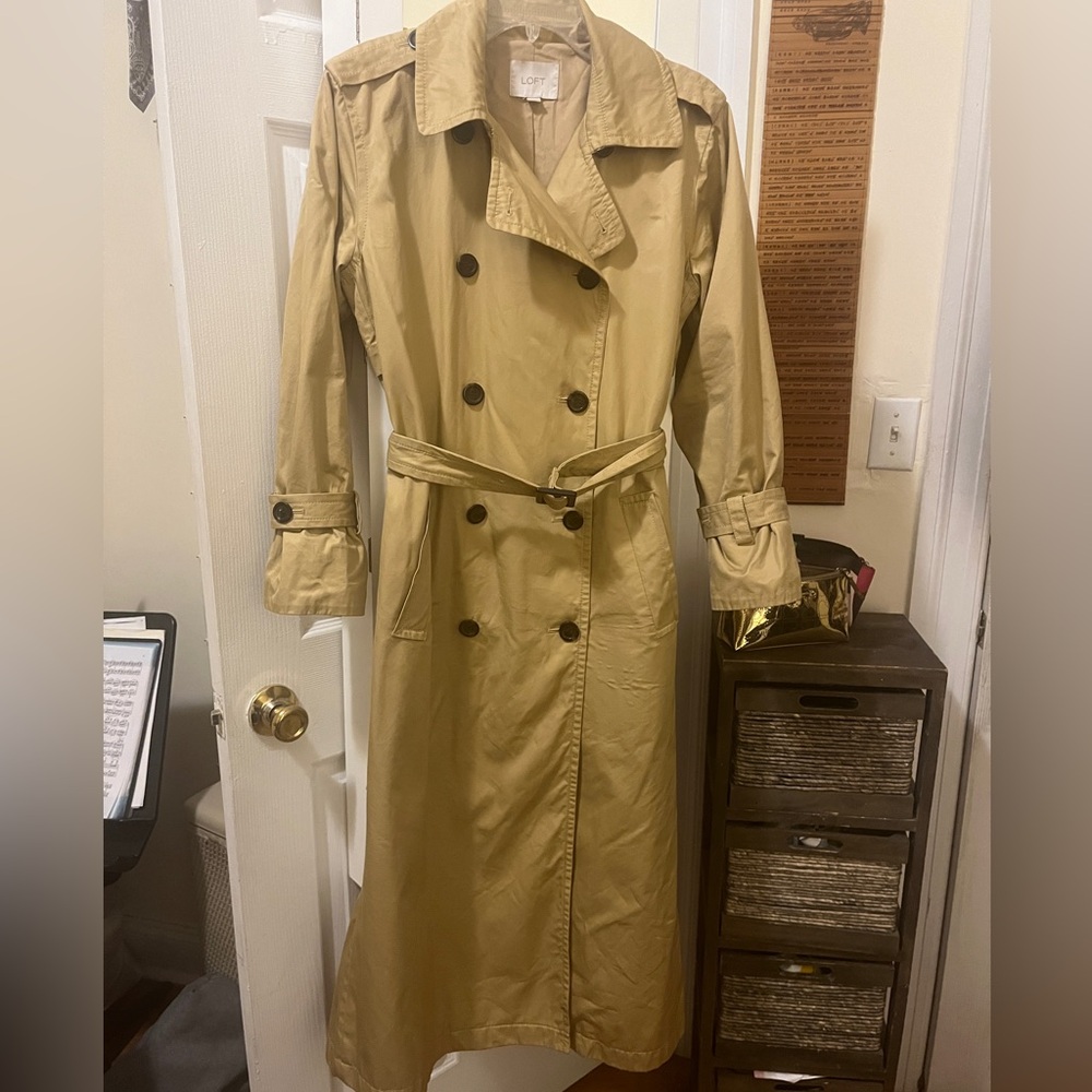 LOFT trenchcoat XS